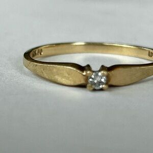 10K Gold Love Story Diamond Ring